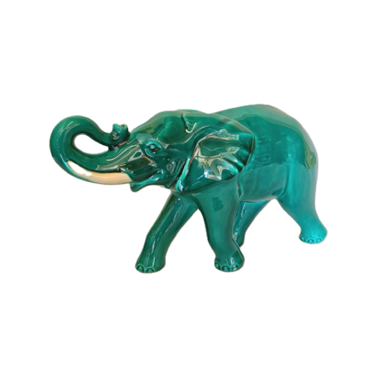 Franse Keramiek Olifant Beeld, Jaren 60 1