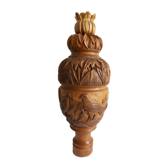 Prachtig Vintage Trap Ornament Versiering Hout, Uit Ca. 1900 1