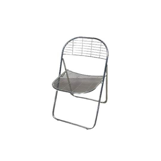 Åland Metal Folding Chairs Niels Gammelgaard Ikea 70s. 1