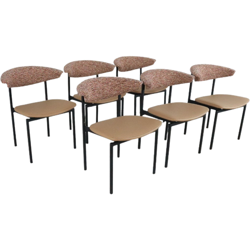 Set Van 6 Rudolf Wolf Alpha Design Stoelen