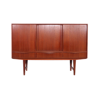 Ew Bach Teak Highboard, Jaren 60