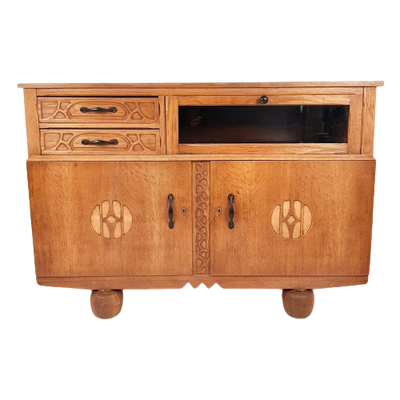 Antiek Art Nouveau Dressoir | Vintage 1920S | Jugendstil | Volledig Gerestaureerd