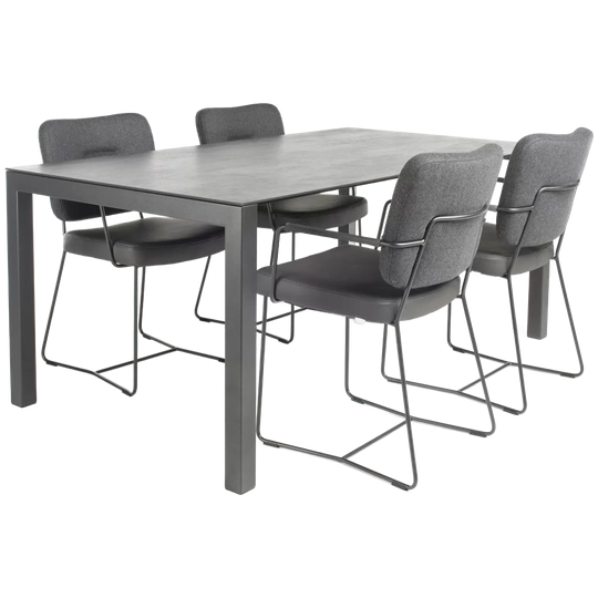 Design Eetkamerset, Tafel Met 6 Stoelen Van bert plantagie 1