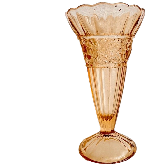 Scailmont Vaas Rosaline Glas 1930’s Art Deco 1