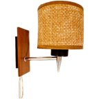 60's Vintage Wandlamp Jaren 60 Wand Lampje thumbnail 1