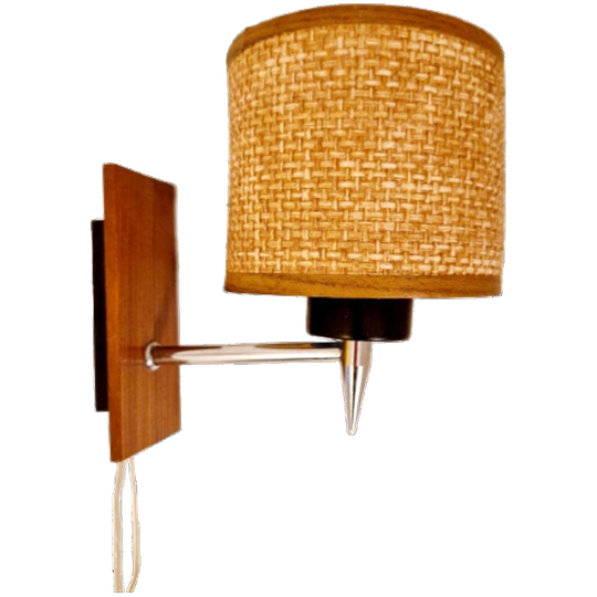 60's Vintage Wandlamp Jaren 60 Wand Lampje 1