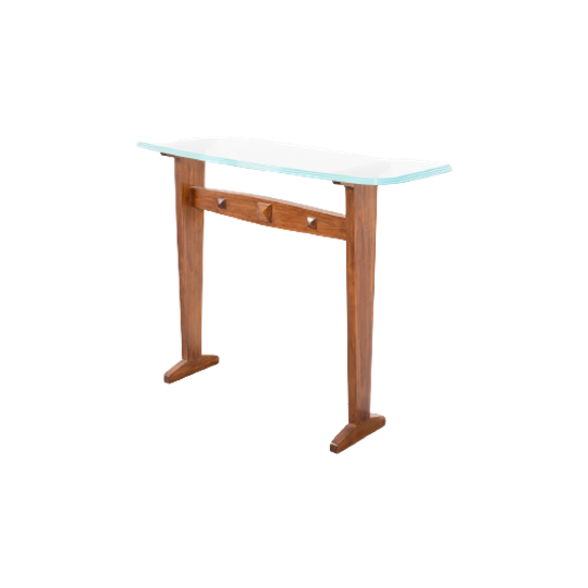 Sculptural Italian Mid-century Wall Side Table / Bijzettafel / Tafel, 1950’s 1