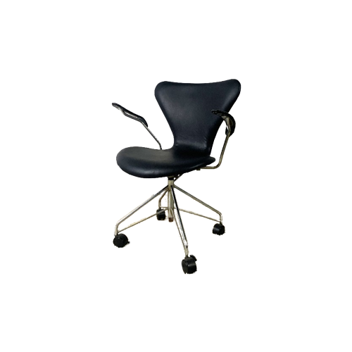 "Seven" Office Chair By Arne Jacobsen For Fritz Hansen, Denmark, 1950S