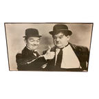 Poster Laurel And Hardy 1960 Ingelijst thumbnail 1