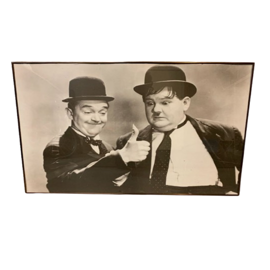 Poster Laurel And Hardy 1960 Ingelijst 1
