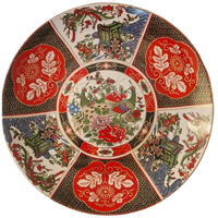 Vintage Groot Chinees Wandbord