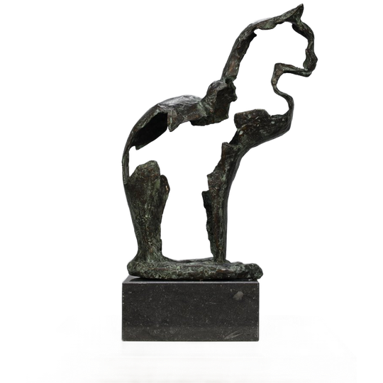 Artistic Sculpture In Bronze – Majestic Cat 1