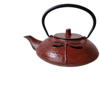 Gietijzeren Geëmailleerde Theepot Met Libelle, 21e Eeuw