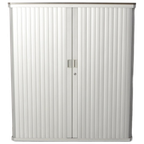 Gispen Octa Roldeurkast, Aluminium, 134 X 120 Cm, Incl. 2 Legborden, thumbnail 1