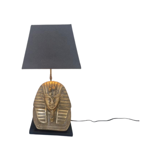 Hollywood Regency Tafel Lamp Farao Deknudt Jansen Stijl 1