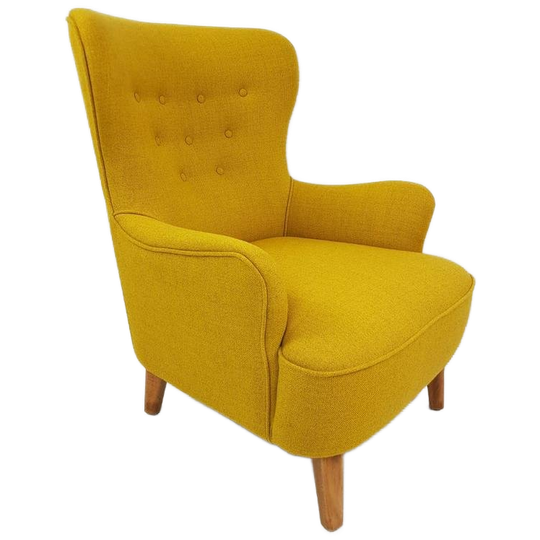 Artifort Theo Ruth Fauteuil Geel | Gele Ploegstof 1