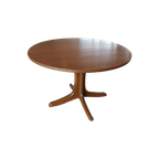 Uitschuifbare Ronde Eetkamertafel Van Thonet. thumbnail 1