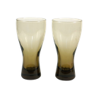 2 Hoge Glazen Rookglas thumbnail 1