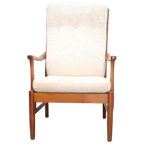 Farstrup Fauteuil Nieuwe Creme Stoffering thumbnail 1
