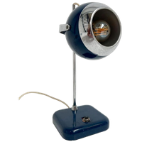 Blauwe Space Age Tafellamp, 1960's
