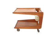 Sika Mobler Trolley Met Lectuurhouder Tijdschriftenrek Vintage Deens thumbnail 1