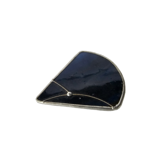 Foka Design - Broche - Glas - Lood - Gesigneerd - 60's 1