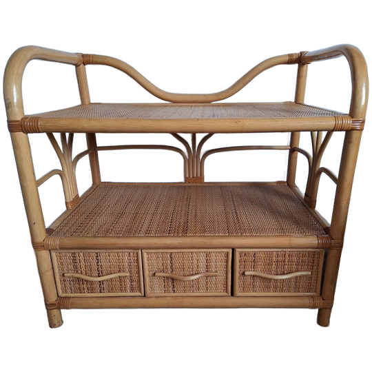 Rotan Sidetable/kast 1