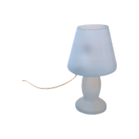 Tafellampje – Blauw Glas – Hustadt Leuchten -(mf45)