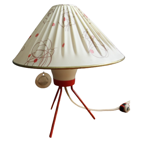 Rare Small Table Lamp Czech Design 1950S