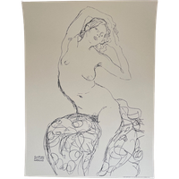 Gustav Klimt (1862-1918), Seated Nude, 1914-16, Published In Italy
