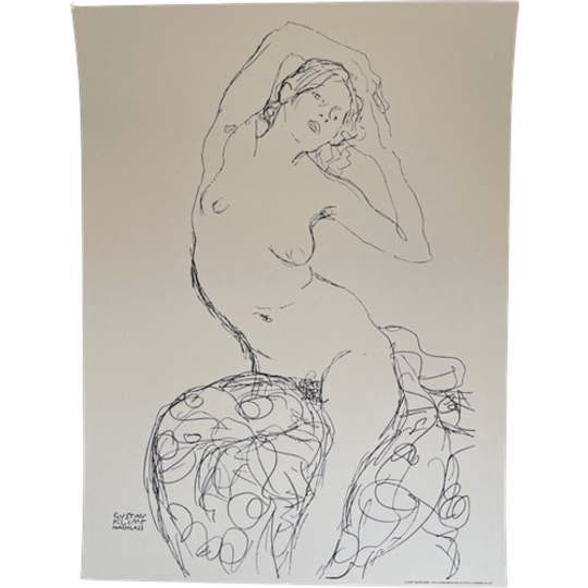 Gustav Klimt (1862-1918), Seated Nude, 1914-16, Published In Italy 1
