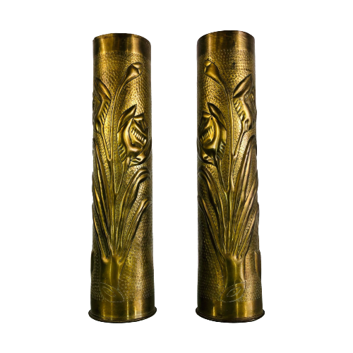 Set Van Twee Trench Art Granaathulzen