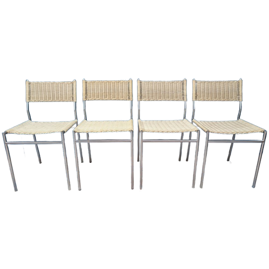 4x Martin Visser Se05 Stoelen, Nederlands Design 1