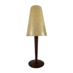 Unieke Vintage Philips Lamp. Louis Kalff Tafellamp. Glasvezel Kap. thumbnail 1