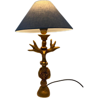 Pierre Casenove Verguld Bronzen Tafellamp Totum