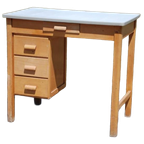 Piet Zwart Bureau Vintage Houten Bureau thumbnail 1