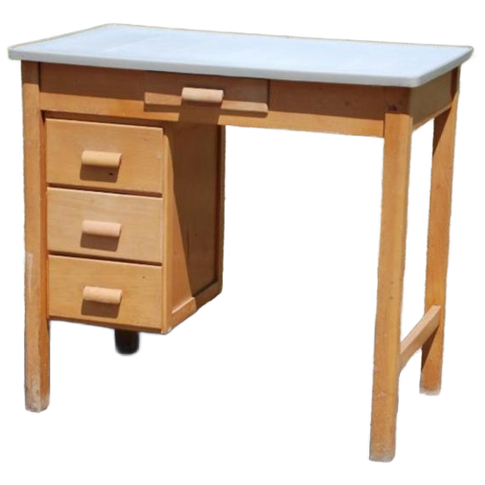 Piet Zwart Bureau Vintage Houten Bureau 1