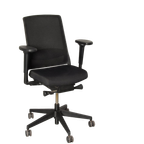 Gispen Zinn Smart Bureaustoel, Zwart, 3d Armleggers thumbnail 1