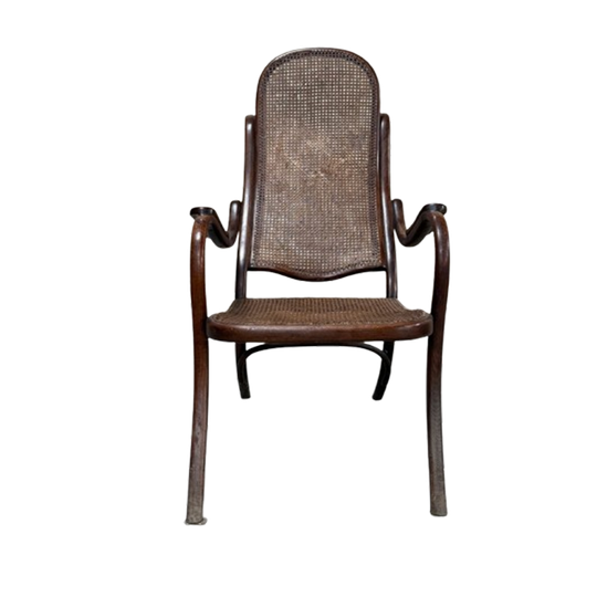 Michel Thonet Uniek Rond 1865 Armstoel 1