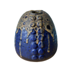 Flower Vase In Fat Lava By Alfred Klein Model 731/17 thumbnail 1
