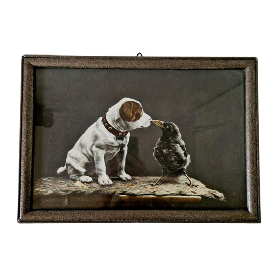 Antiek Schilderij Foto Prent Druk Mono Antieke Foto Kunst 1