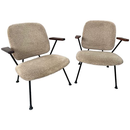 2x Vintage Fauteuils – Gijs van der Sluis – 1960’s 1
