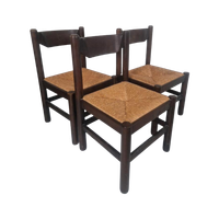 3 Vintage Stoelen In De Stijl Van Vico Magistretti Design