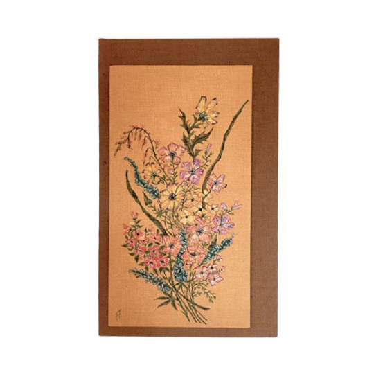 Thérèse Hémery - Schilderij Met Diamant Glas - Boeket 1