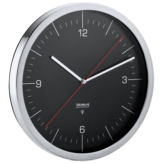Blomus | Crono Radiogestuurde Klok Zwart 65437 1