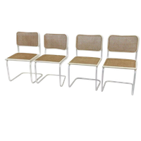 Set Van 4 Cesca Stoelen In Wit Eetkamerstoelen Design