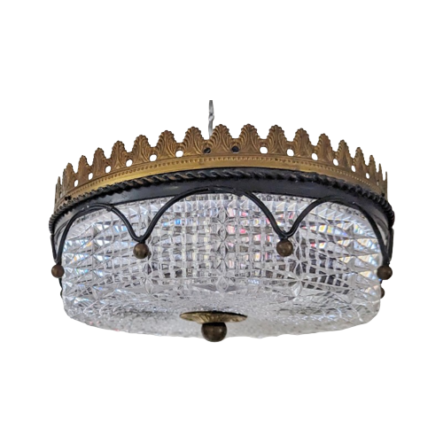Nc46 – Plafondlamp 60’S – Hollywood Regency
