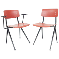 2 Marko Stoelen Model S201 Setprijs | Met Armleuningen
