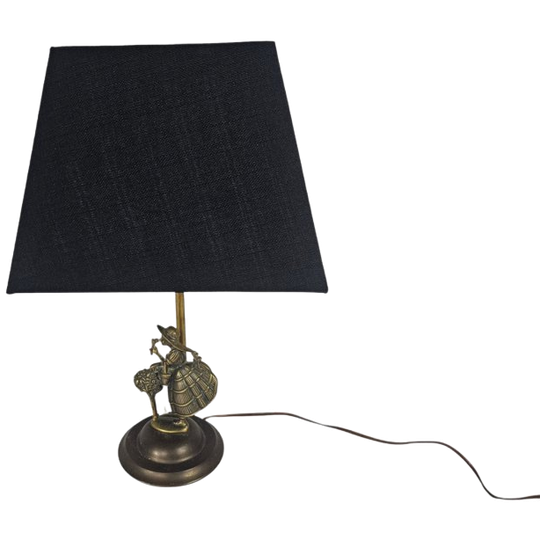 Tafellamp - Messing - 'crinoline Lady' - 1940's 1