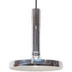 Vintage Space Age Hanglamp In Chroom Van Erco Jaren 70 thumbnail 1